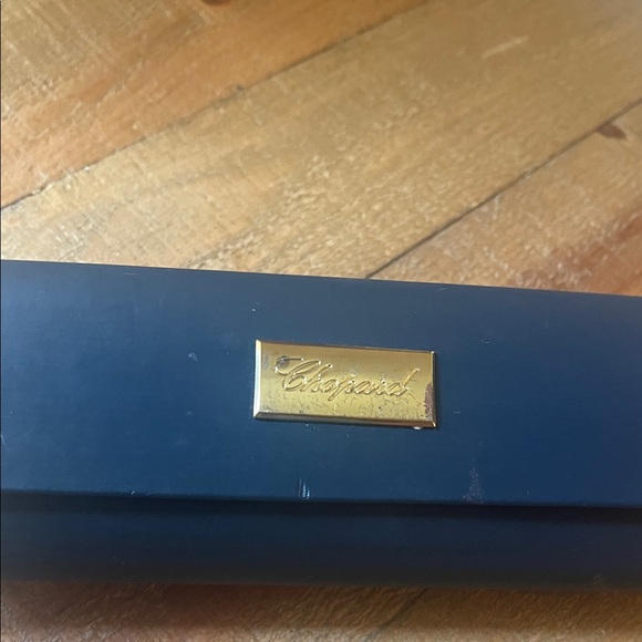 Authentic Chopard Rimless Pearl Accent Tortoiseshell Gradient Sunglasses W/ Case - Picture 10 of 15